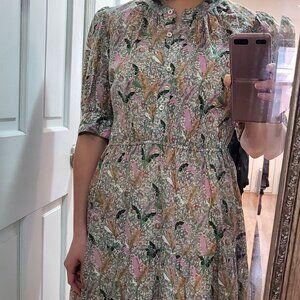 ba&sh Jasmine floral mini dress 0